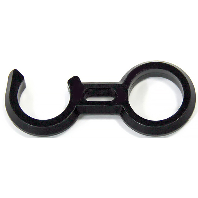 Крючок фиксатор трапа 22 мм черный (040545BT, 10269485)